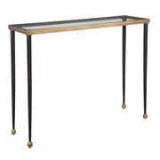 Uttermost 50084 Stiletto Antique Gold Console Table