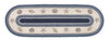 Coastal Shell Runner – Earth Rugs 2'x6' Oval Braided Jute Beach House Rug