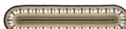 Earth Rugs Rustic Cabin Oval Patch Tread – 2'x8'