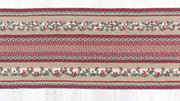 Hand-Braided Cranberries Oval Jute Hallway Runner Rug