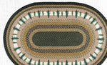Eco-Friendly Forest Rug – Reversible 4x6 Oval Tree Tread by Earth Rugs