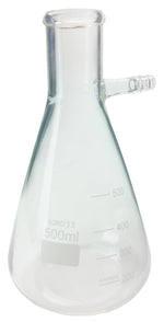 Filtering Flask 500 ml Capacity with Graduations and Marking Spot Borosilicate Glass By GSC International Inc.