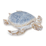 Melrose Geometric Etched Turtle 10.5"L