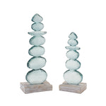 Melrose Stacking Rock Sculpture (Set of 2)