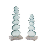 Melrose Stacking Rock Sculpture (Set of 2)