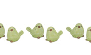 Green Ceramic Bird Set – 3