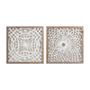 Melrose Framed Paper Mache Wall Art (Set of 2)