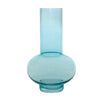 Sleek Glass Vases – 11.75"H & 7"D Blue – Set of 2 – Tabletop Decor – By Melrose
