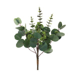 Mixed Eucalyptus Bundle – 18.5"H Faux Greenery Stems (Set of 6) by Melrose