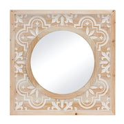 Melrose Ornate Carved Wood Wall Mirror 23.25