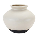 Two Tone Ceramic Vase – 7.5"H Decorative Urn Style Vase Ceramic Accent by Melrose