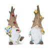 Melrose Tree Trunk Gnome Figurine (Set of 2)