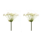 Queen Anne’s Lace Stem Set – Set of 2, 29"H Realistic Faux Floral Stems by Melrose