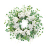 Melrose Hydrangea and Ivy Leaf Wreath 21.5"D