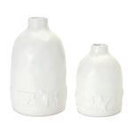 Farm Animal Ceramic Vase Set – Set of 2, 6.25"H and 8.5"H Farmhouse Decorative Vases by Melrose