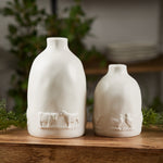 Cow and Chicken Decorative Vase Set – Farmhouse Style