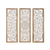 Melrose Ornate Metal Panel Wall Art (Set of 3)