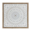 Melrose Framed Paper Mache Mandala Wall Plaque 25.5"SQ