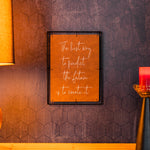 Create the Future Wall Decor – Metal and Faux Leather Art