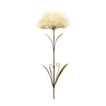 Puff Flower Stem Set – 24"H Faux Floral Decorative Stems (Set of 6) Plastic Home Accents by Melrose