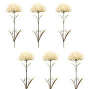 Faux Puff Flower Spray 24 Inch
