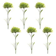Faux Puff Flower Spray 24 Inch