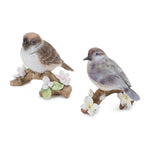 Melrose Bird on Branch Figurine (Set of 6)