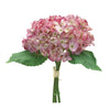 Purple and Green Hydrangea Faux Floral Bundle