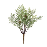 2 Faux Fern Bush Stems
