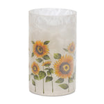 Melrose Glass Sunflower Candle Holder (Set of 3)