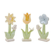 Melrose Carved Floral Decor (Set of 3)