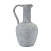 Farmhouse Resin Pitcher Vase – Distressed Grey