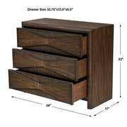 Modern Vintage Chest – 38x33 Inch Uttermost Wood Furniture