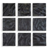Uttermost Elegant Handcrafted Panels Malosi Black Wood Wall Decor Set of 9