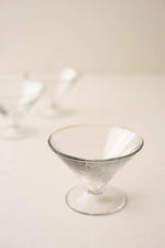 textured cocktail glass,