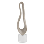 Uttermost 18166 Oval Harmony Contemporary Sculpture with Crystal Base – 26" Tall