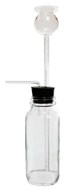 Gas Generating Bottle 250ml with 2-Hole Rubber Stopper, Thistle Tube & 90° Connector By GSC International Inc.