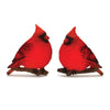 Christmas Cardinal Bird Wall Accent – Lighted Resin Holiday Décor