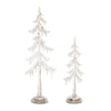 Lighted Clear Acrylic Christmas Trees 18" Tall