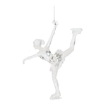 Melrose Clear Acrylic Ice Skater Ornament (Set of 4)