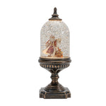 LED Christmas Snow Globe – Santa Scene – 12.5"H Tabletop Decoration By Melrose