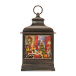 Christmas LED Snow Globe with Santa and Tree – 11"H Tabletop Holiday Decoration By Melrose