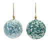 Melrose Blue Sequined Ball Ornament (Set of 12)