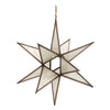 Melrose Brass Metal Moravian Star Ornament 7"H