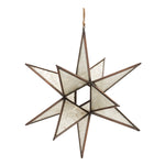 Melrose Brass Metal Moravian Star Ornament 7"H