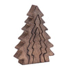 Melrose Wood Pine Tree Nesting Display (Set of 2)