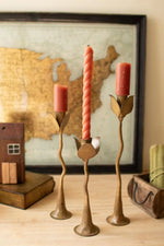 set of 3 candle holders