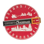 Santa Belt Countdown Wall Decor Metal 16 Inch by Melrose
