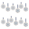 Christmas Snowflake Disc Decorative Ornaments – 6.25" H by Melrose