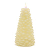 Christmas LED Candle for Holiday Decor – Glittered Pine Tree 8"H by Melrose